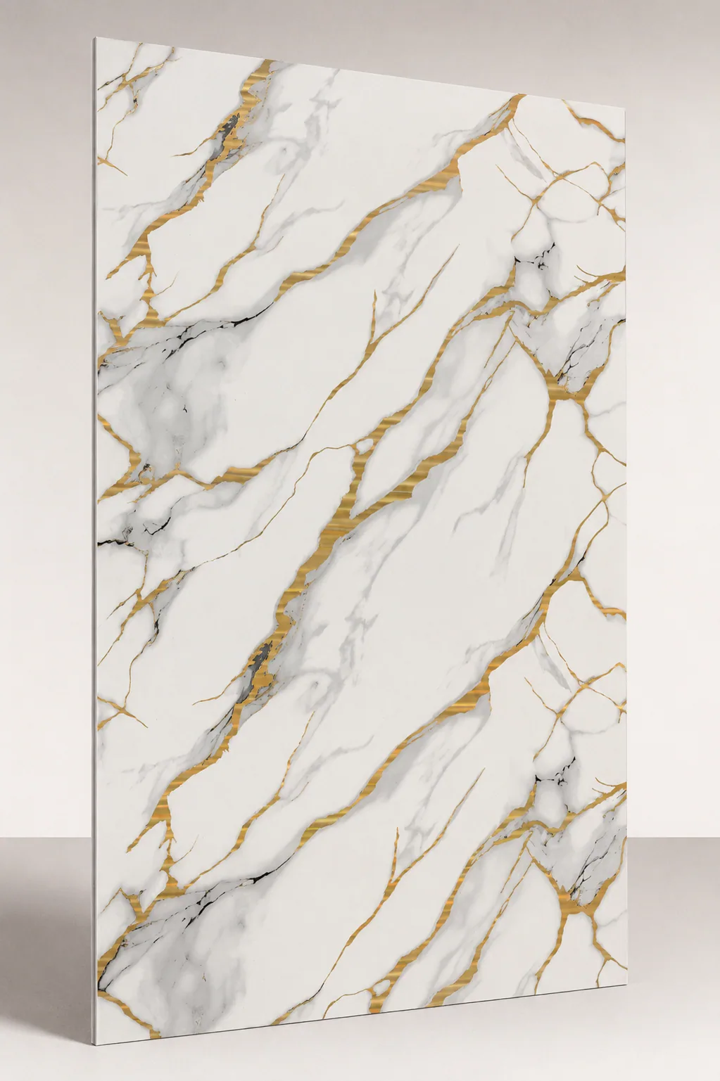 Golden — lámina UV marmolizada Wilor Comercial